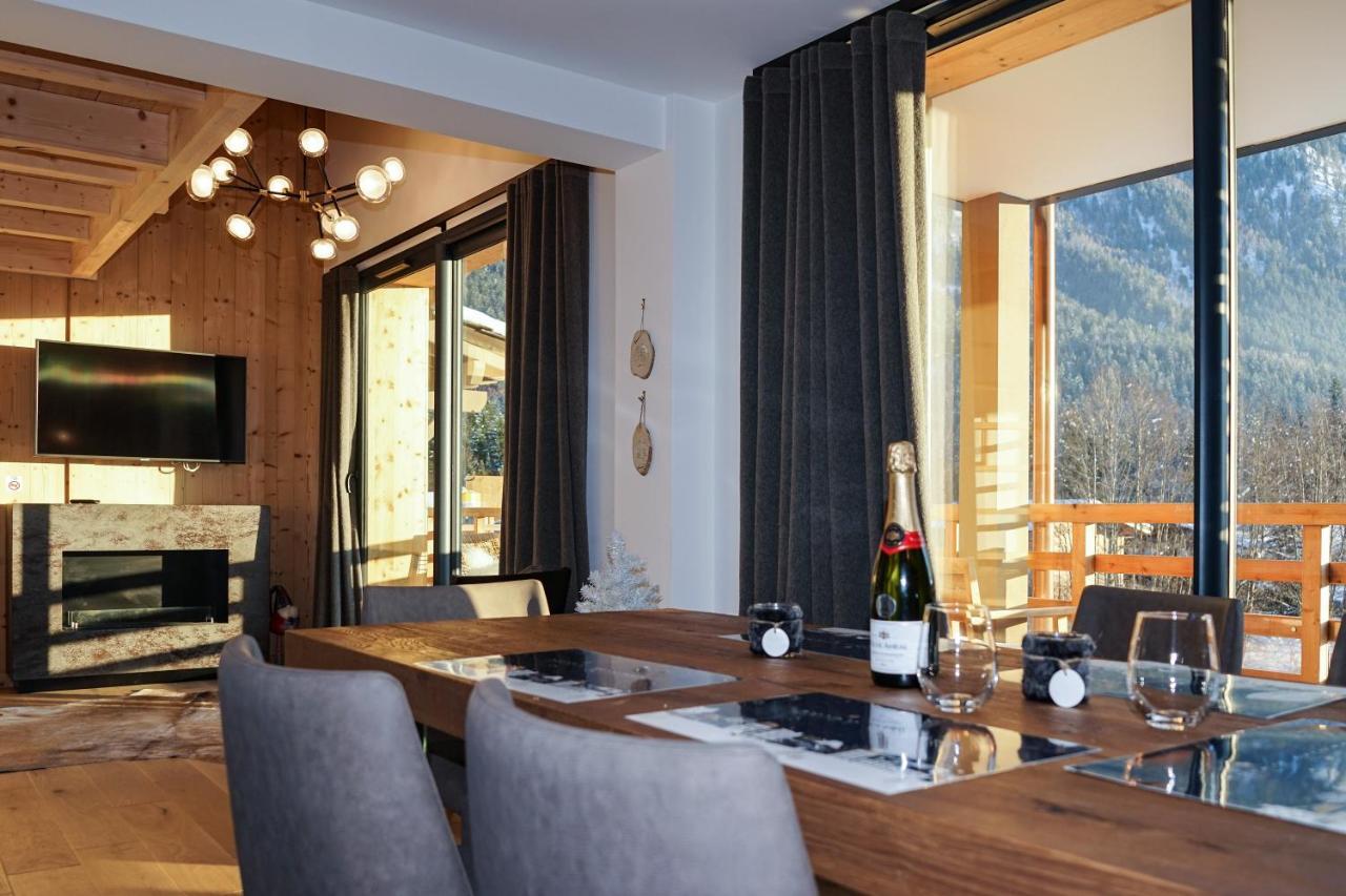 La Cordee 623-Luxury Apartment With Mountain View And Spa Chamonix Luaran gambar
